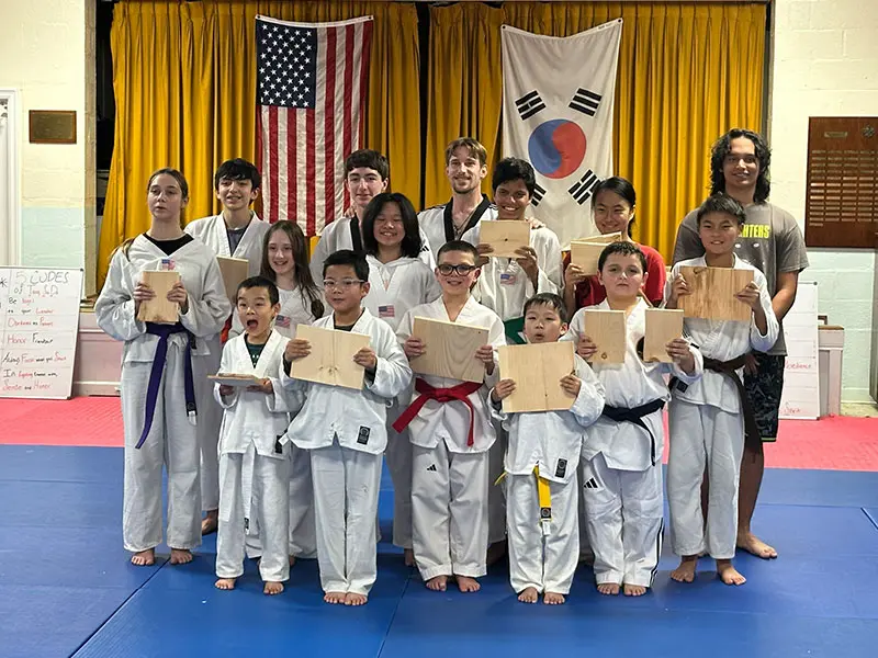 Children practicing martial arts in Broomall, developing lifelong discipline, focus, and self-respect.