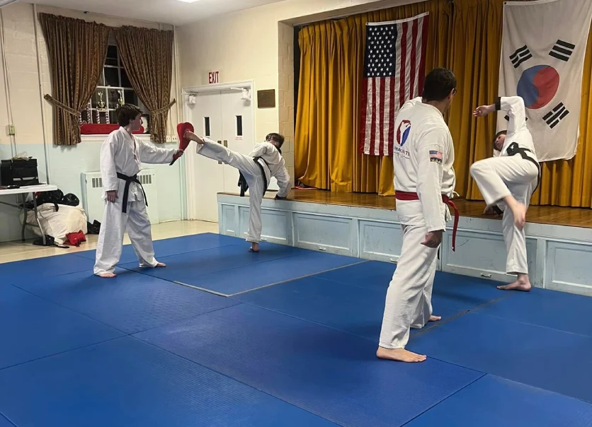 Children practicing martial arts in Broomall, developing lifelong discipline, focus, and self-respect.